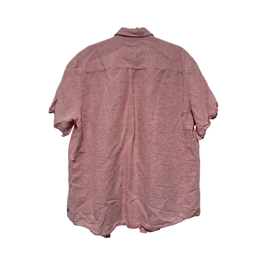 Chaps XL Pink Linen Cotton Button Down Shirt - Picture 7 of 7